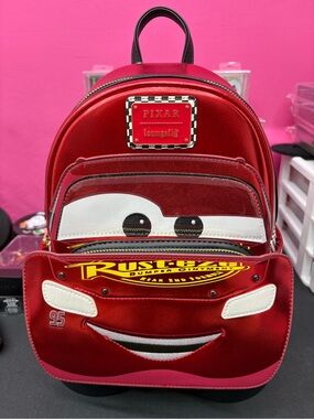 Loungefly Cars Lightning McQueen Cosplay Mini Backpack